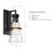 Designers Fountain Field Daisy Lane Black Outdoor Hardwired Wall Sconce D327M-14EW-BK - alternate 4